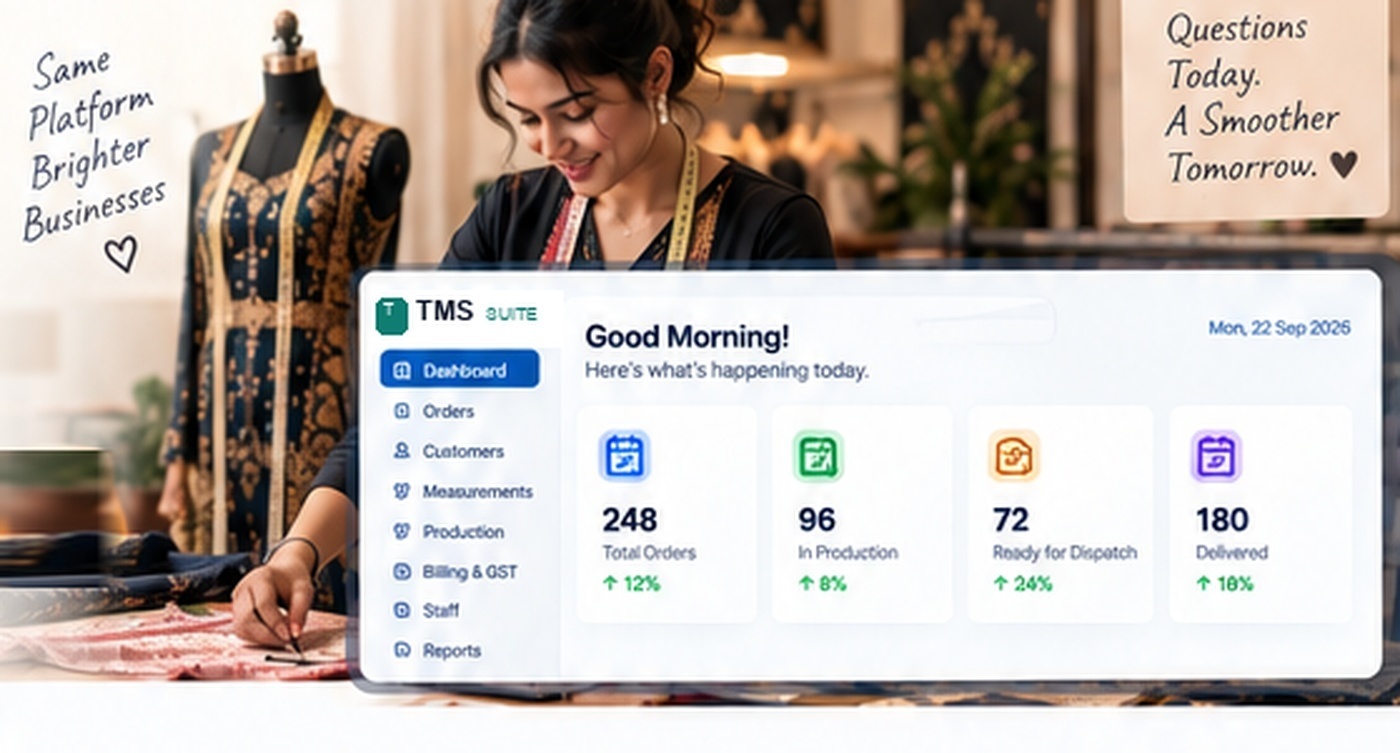 TMS Tailoring Assistance & Support